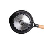 Алюмінієва сковорода 1,4 л, мармурове антипригарне покриття Ø 22 см, товсте дно MGC чорний HP-4-417B - Зображення 5