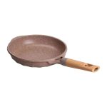 Алюмінієва сковорідка 1,4 л, мармурове антипригарне покриття, Ø 22 см, товсте дно, кавовий MGC HP-4-417CO - Зображення 3