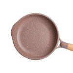 Алюмінієва сковорідка 1,4 л, мармурове антипригарне покриття, Ø 22 см, товсте дно, кавовий MGC HP-4-417CO - Зображення 4