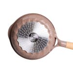 Алюмінієва сковорідка 1,4 л, мармурове антипригарне покриття, Ø 22 см, товсте дно, кавовий MGC HP-4-417CO - Зображення 5