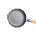 Алюмінієва сковорода 1,4 л, мармурове антипригарне покриття Ø 22 см, товсте дно MGC сірий HP-4-417G - Зображення 4