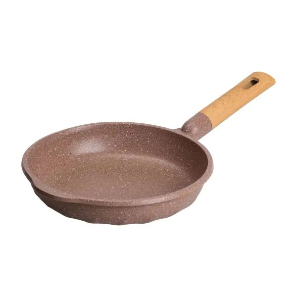 Алюмінієва сковорода 1,8 л, мармурове антипригарне покриття, Ø 24 см, товсте дно, кавовий MGC HP-4-418CO