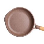 Алюмінієва сковорода 1,8 л, мармурове антипригарне покриття, Ø 24 см, товсте дно, кавовий MGC HP-4-418CO - Зображення 4