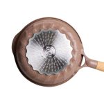 Алюмінієва сковорода 1,8 л, мармурове антипригарне покриття, Ø 24 см, товсте дно, кавовий MGC HP-4-418CO - Зображення 5