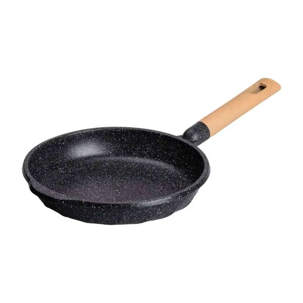 Алюмінієва сковорода з мармуровим антипригарним покриттям, 1,5 л, Ø 26 см, товсте дно MGC чорний HP-4-419B