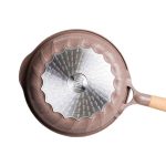 Алюмінієва сковорода 1,5 л, мармурове антипригарне покриття, Ø 26 см, товсте дно, кавовий MGC HP-4-419CO - Зображення 5