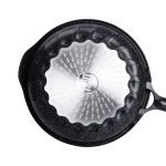 Алюмінієва сковорода 2,8 л з мармуровим покриттям антипригарним Ø 28 см товсте дно MGC чорний HP-4-420B - Зображення 5