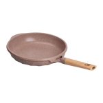 Алюмінієва сковорода 2,8 л з мармуровим антипригарним покриттям Ø 28 см, товсте дно MGC кавовий HP-4-420CO - Зображення 3