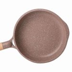 Алюмінієва сковорода 1,4 л, мармурове антипригарне покриття Ø 22 см, бежевий MGC HP-4-422CO - Зображення 5