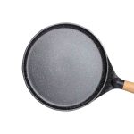 Алюмінієва млинцева сковорода з мармуровим антипригарним покриттям Ø 28 см, товсте дно MGC Black HP-4-430B - Зображення 4