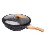 Алюмінієва сковорода 5,5 л, мармурове антипригарне покриття, Ø 30 см, з лопаткою для приготування MGC HP-4-448 - Зображення 3