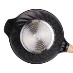 Алюмінієва сковорода 5,8 л, мармурове антипригарне покриття, Ø 32 см, з лопаткою для приготування MGC HP-4-449 - Зображення 6