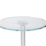 Тортівниця скляна на високій ніжці 30×50 см кругла підставка для торта, капкейків HP-4-87S - Зображення 2