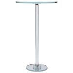 Тортівниця скляна на високій ніжці 30×50 см кругла підставка для торта, капкейків HP-4-87S