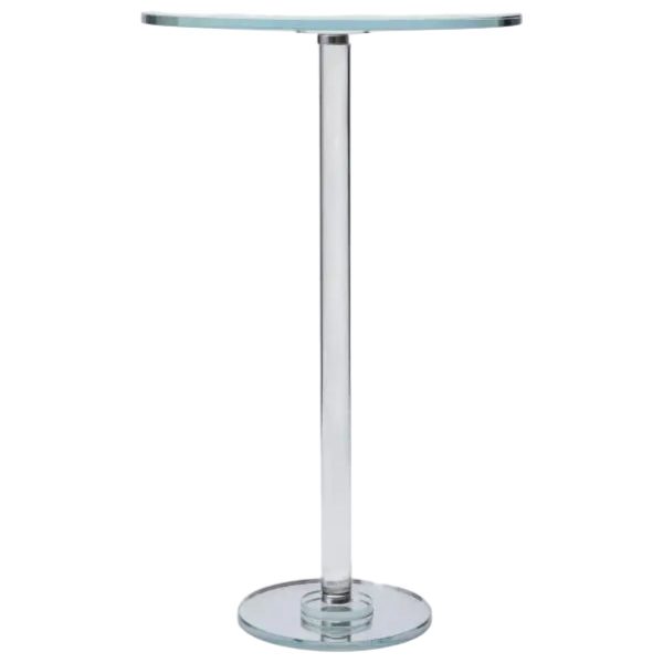 Тортівниця скляна на високій ніжці 30×50 см кругла підставка для торта, капкейків HP-4-87S