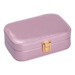 Скринька для прикрас з еко шкіри 15×10×5 см із дзеркалом органайзер для ювелірних виробів HP-5-33P - Зображення 4