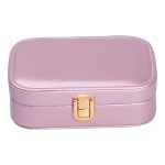 Скринька для прикрас з еко шкіри 15×10×5 см із дзеркалом органайзер для ювелірних виробів HP-5-33P - Зображення 3