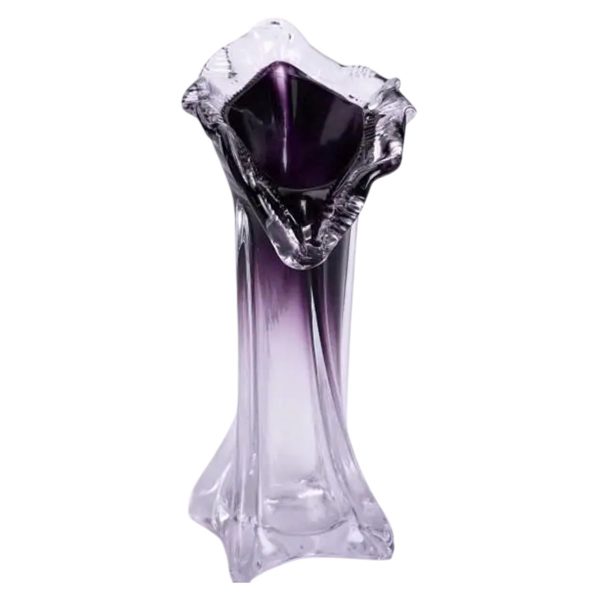 Ваза для квітів 22 см декоративна ваза для букета 200 мл Фіолетова HP-9-8