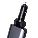 Автомобільний зарядний пристрій LED-проекція, зі швидкою зарядкою та висувним кабелем Type-C HP-E1 - Зображення 6