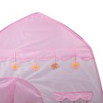Дитячий ігровий намет будиночок для дівчаток 125×100×120 см намет будиночок для дітей Рожевий HP-S-1NDP - Зображення 2