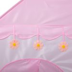 Дитячий ігровий намет будиночок для дівчаток 125×100×120 см намет будиночок для дітей Рожевий HP-S-1NDP - Зображення 10