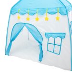Дитячий ігровий намет будиночок 125×100×120 см намет будиночок для дітей Блакитний HP-S-1NDBL - Зображення 2