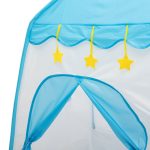 Дитячий ігровий намет будиночок 125×100×120 см намет будиночок для дітей Блакитний HP-S-1NDBL - Зображення 5