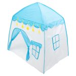 Дитячий ігровий намет будиночок 125×100×120 см намет будиночок для дітей Блакитний HP-S-1NDBL - Зображення 6