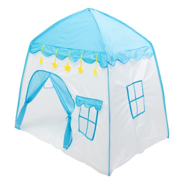 Дитячий ігровий намет-будиночок 125×100×120 см, блакитний HP-S-1NDBL