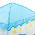Дитячий ігровий намет будиночок 125×100×120 см намет будиночок для дітей Блакитний HP-S-1NDBL - Зображення 10