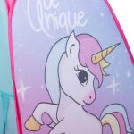 Намет дитячий 80×80×100 см ігровий намет для дівчаток вуличний з єдинорогом Рожевий HP-S-2ND - Зображення 7