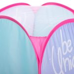 Намет дитячий 80×80×100 см ігровий намет для дівчаток вуличний з єдинорогом Рожевий HP-S-2ND - Зображення 4