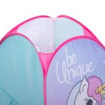 Намет дитячий 80×80×100 см ігровий намет для дівчаток вуличний з єдинорогом Рожевий HP-S-2ND - Зображення 6