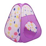 Намет дитячий 3 в 1 70×70×90 см ігровий намет з тунелем і басейном Фіолетовий HP-S-4NDV - Зображення 8