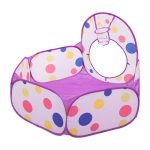 Намет дитячий 3 в 1 70×70×90 см ігровий намет з тунелем і басейном Фіолетовий HP-S-4NDV - Зображення 12