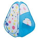 Намет дитячий 3 в 1 70×70×90 см ігровий намет з тунелем і басейном Блакитна HP-S-4NDBL - Зображення 3