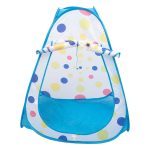 Намет дитячий 3 в 1 70×70×90 см ігровий намет з тунелем і басейном Блакитна HP-S-4NDBL - Зображення 2