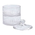 Цукерниця скляна дворівнева Ø 10 см кругла HP-YH-71 - Зображення 3