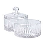 Цукерниця скляна дворівнева Ø 10 см кругла HP-YH-71 - Зображення 4