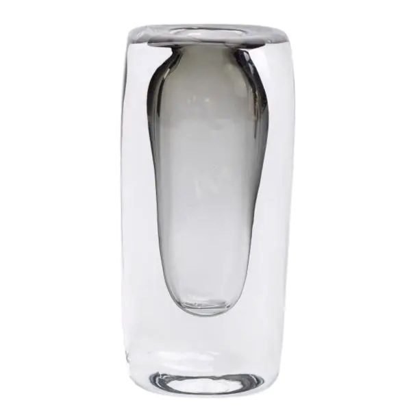 Декоративна скляна ваза для квітів 18.5 см HP-10-17
