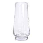 Скляна декоративна ваза для квітів 30 см прозора ваза для інтер'єру 2.6 л HP-10-19 - Зображення 2