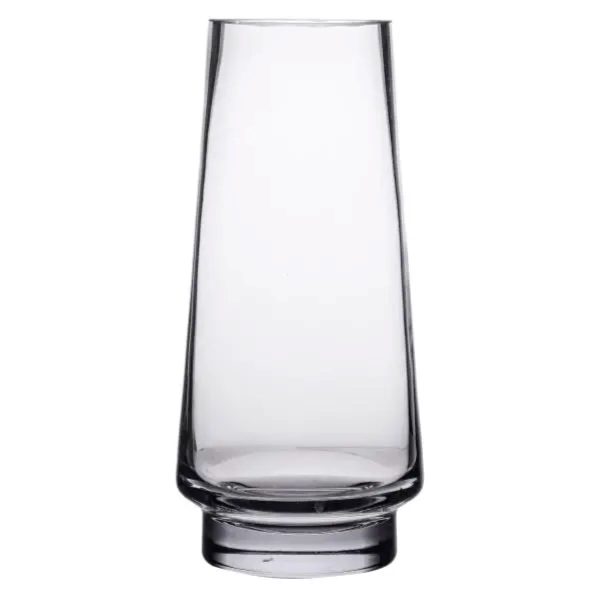 Скляна декоративна ваза для квітів 30 см прозора ваза для інтер'єру 2.6 л HP-10-19