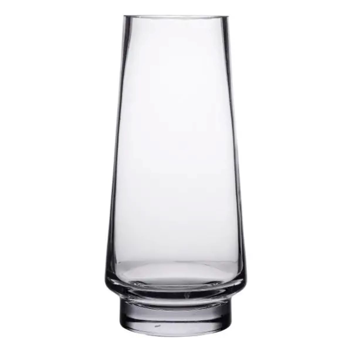 HP1021_2 Скляна декоративна ваза для квітів 21 см прозора ваза для інтер'єру 1 л HP-10-21 - Зображення 1