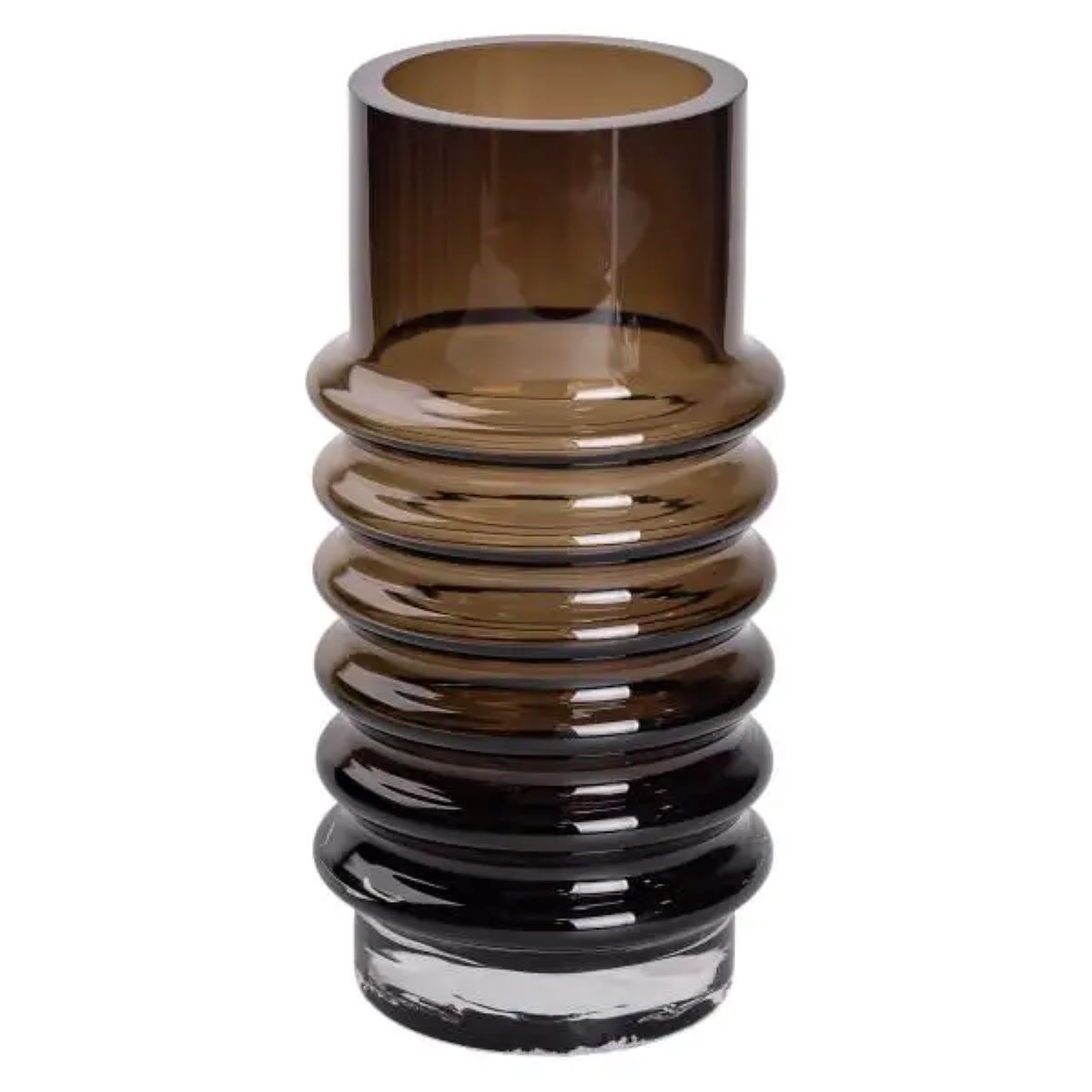 HP1023_1 Ваза скляна декоративна 31 см у скандинавському стилі для квітів та інтер'єру 3 л Чорна HP-10-23 - Зображення 1