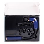 Перкусійний ручний масажер акумуляторний 17 Вт зарядка від USB до 3200 об/хв Синій HP-11-11BL - Зображення 8