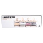 Набір банок для сипучих продуктів 4 штуки 350 мл скляні на підставці HP-1340 - Зображення 8