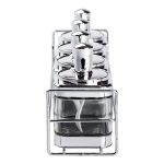 Набір банок для сипучих продуктів 4 штуки 350 мл скляні на підставці HP-1340 - Зображення 3