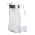 Пляшка для олії з дозатором 550 мл скляна пляшка для оливкової та соняшникової олії HP-1349 - Зображення 3