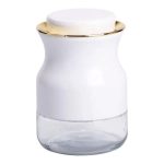 Набір для спецій на підставці з пляшками для олії та оцту 8 предметів Білий HP-1360W - Зображення 7