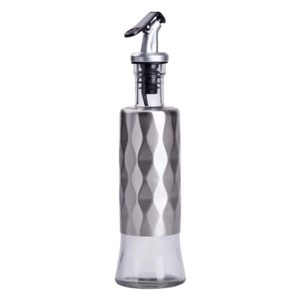 Пляшка для олії з дозатором 300 мл скляна пляшка для оливкової та соняшникової олії HP-1361